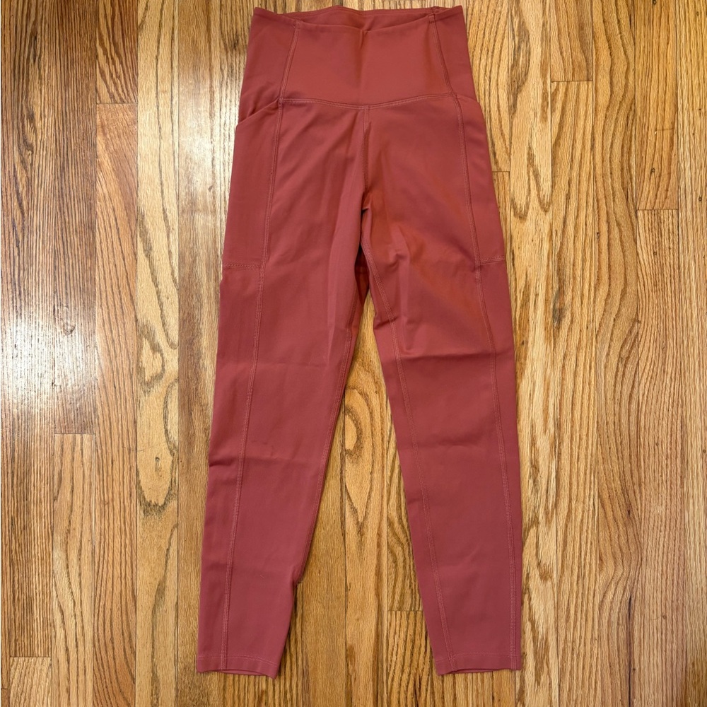 Girlfriend Collective XS Rust Leggings